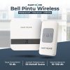 TaffHOME Bell Pintu Wireless Doorbell Waterproof 1 Receiver 433Mhz - A9