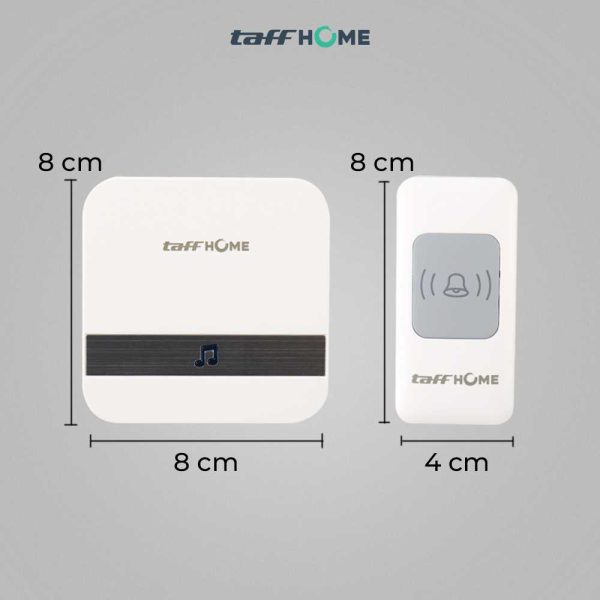 TaffHOME Bell Pintu Wireless Doorbell Waterproof 1 Receiver 433Mhz - A9