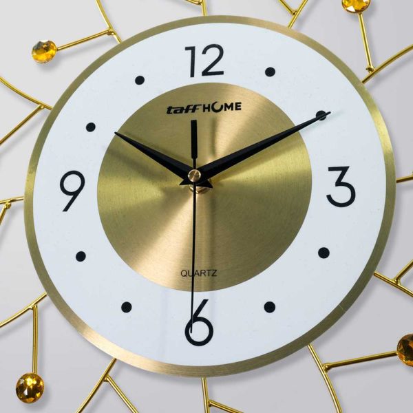 TaffHOME Jam Dinding Elegan European Style Iron Silent Movement 60cm - OG-06