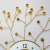 TaffHOME Jam Dinding Elegan European Style Iron Silent Movement 60cm - OG-06