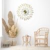 TaffHOME Jam Dinding Elegan European Style Iron Silent Movement 60cm - OG-06