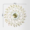 TaffHOME Jam Dinding Elegan European Style Iron Silent Movement 60cm - OG-06