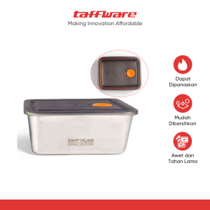 TaffHOME Kotak Makan Lunch Box Multifunction Stainless Steel 304 550ml - AC-21