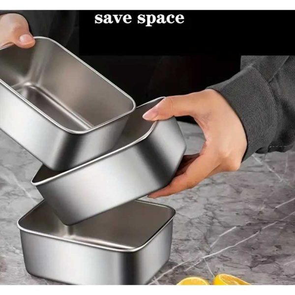 TaffHOME Kotak Makan Lunch Box Multifunction Stainless Steel 304 550ml - AC-21