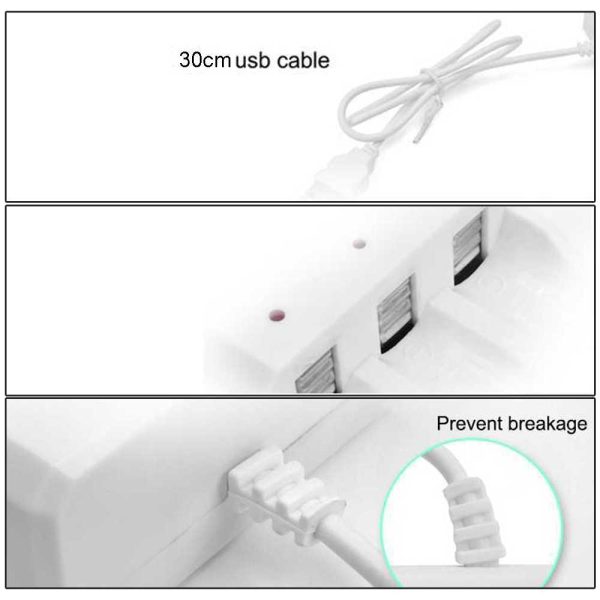 Taffware Charger Baterai 4 Slot AA AAA Ni-MH Ni-CD USB Plug - B-04