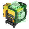 Taffware Laser Level Green Beam 12 Line 3D Alarm Pendulum Lock - DW12V