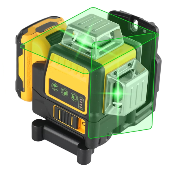 Taffware Laser Level Green Beam 12 Line 3D Alarm Pendulum Lock - DW12V