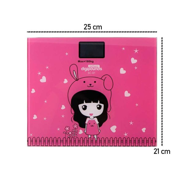 Taffware Digipounds Timbangan Badan Digital Scale Battery 180kg - SC-01