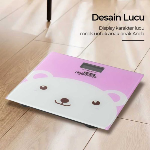 Taffware Digipounds Timbangan Badan Digital Scale Battery 180kg - SC-01