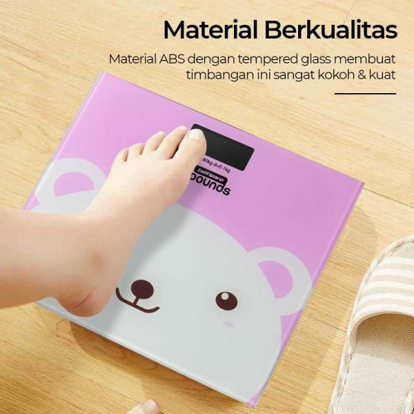 Taffware Digipounds Timbangan Badan Digital Scale Battery 180kg - SC-01
