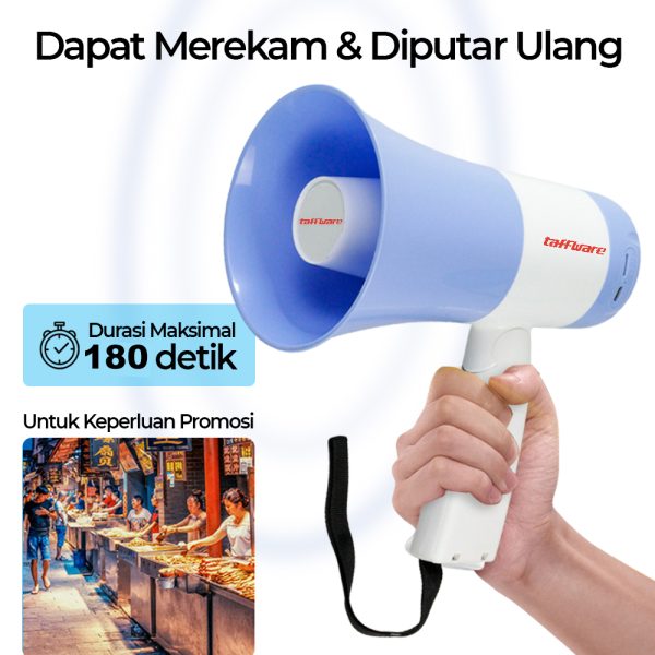 Taffware Toa Megaphone Bluetooth Multifunctional Shouter 25W - 619FB