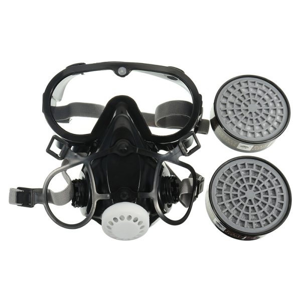 TaffGUARD Masker Gas Respirator Full Face with Activated Carbon Filter - SF01