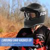 TaffSPORT Kacamata Olahraga Unisex Motocross MTB ATV Ski Goggles Face - UV400