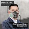 TaffGUARD Masker Gas Respirator Half Face with Activated Carbon Filter - N8305