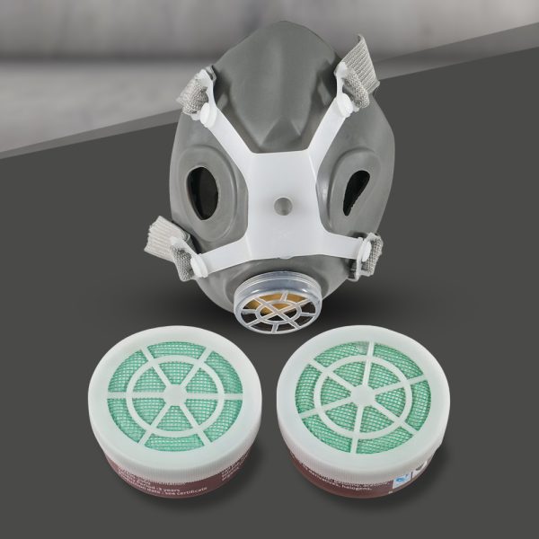 TaffGUARD Masker Gas Respirator Half Face with Activated Carbon Filter - N8305