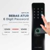 TaffHOME Smart Door Lock Password Fingerprint Card - H1-XG