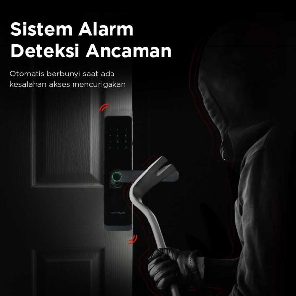 TaffHOME Smart Door Lock Password Fingerprint Card - H1-XG