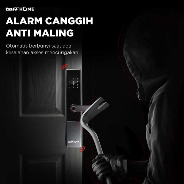 TaffHOME Smart Door Lock Bluetooth Password Fingerprint Card TTLock - A3F