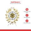 TaffHOME Jam Dinding Quartz Iron Luxury European Style 55cm - SF40