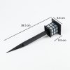 TaffLED Lampu Taman Hias Tancap Sensor Cahaya Solar Power Waterproof - EM300