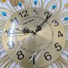 TaffHOME Jam Dinding Bulat Quartz Clock Geometric Pendulum 44 cm - H79B