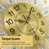 TaffHOME Jam Dinding Bulat Quartz Clock Geometric Pendulum 44 cm - H79B