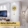 TaffHOME Jam Dinding Bulat Quartz Clock Geometric Pendulum 44 cm - H79B