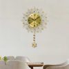 TaffHOME Jam Dinding Bulat Quartz Clock Geometric Pendulum 44 cm - H79B