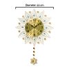 TaffHOME Jam Dinding Bulat Quartz Clock Geometric Pendulum 44 cm - H79B
