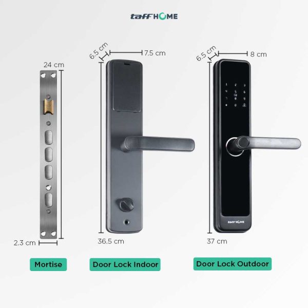 TaffHOME Smart Door Lock Bluetooth Password Card TTLock - S203