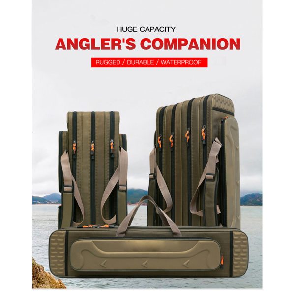 TaffSPORT Multifunction Fishing Bag Tas Mancing 3 Layer 120cm - XA153G