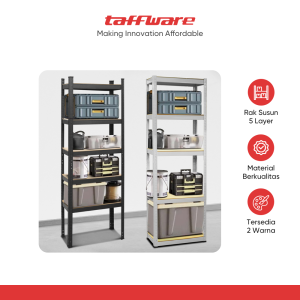 TaffHOME Rak Susun Multifungsi Iron Steel Storage Rack Adjustable - S35
