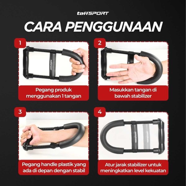 TaffSPORT Alat Fitnes Forearm Exercise - D055