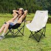 TaffSPORT Kursi Lipat Camping Piknik Portable Foldable with Head Rest - TP2