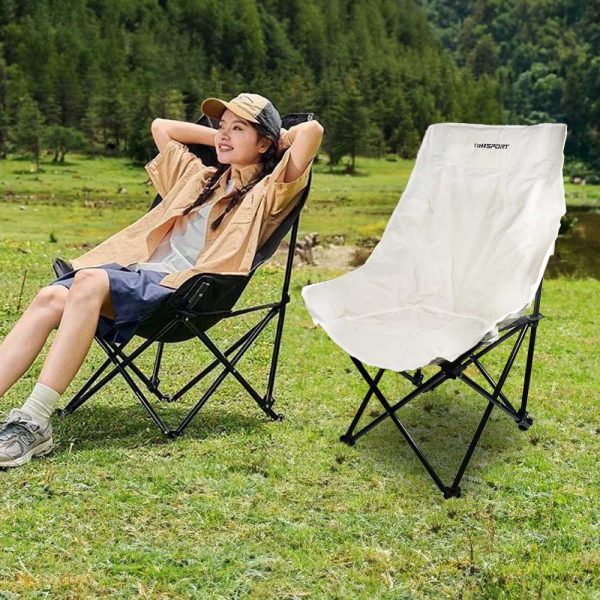TaffSPORT Kursi Lipat Camping Piknik Portable Foldable with Head Rest - TP2