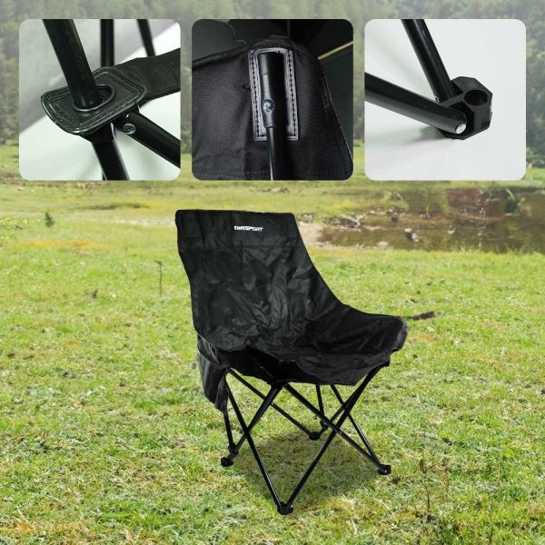 TaffSPORT Kursi Lipat Camping Piknik Portable Foldable with Head Rest - TP2