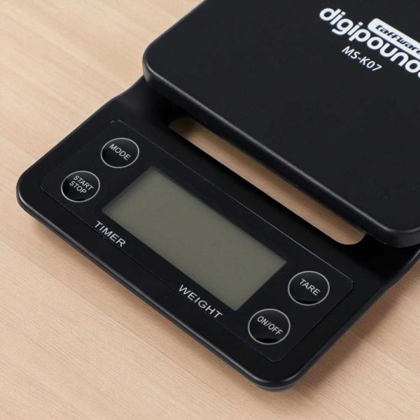 Taffware Digipounds Timbangan Dapur 5kg 0.1g dengan Timer - MS-K07