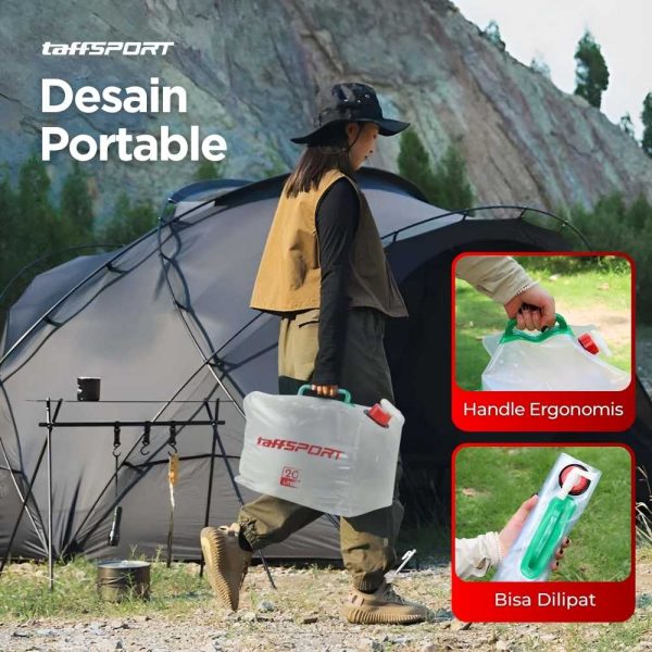 TaffSPORT Kantong Air Portable Camping Water Storage 20 Liter - ST-216