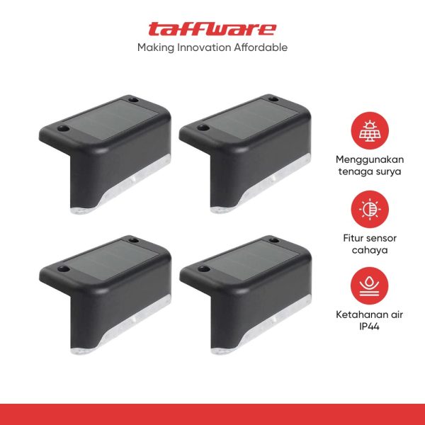 TaffLED Lampu Solar Waterproof IP44 Warm White 4 PCS - L20