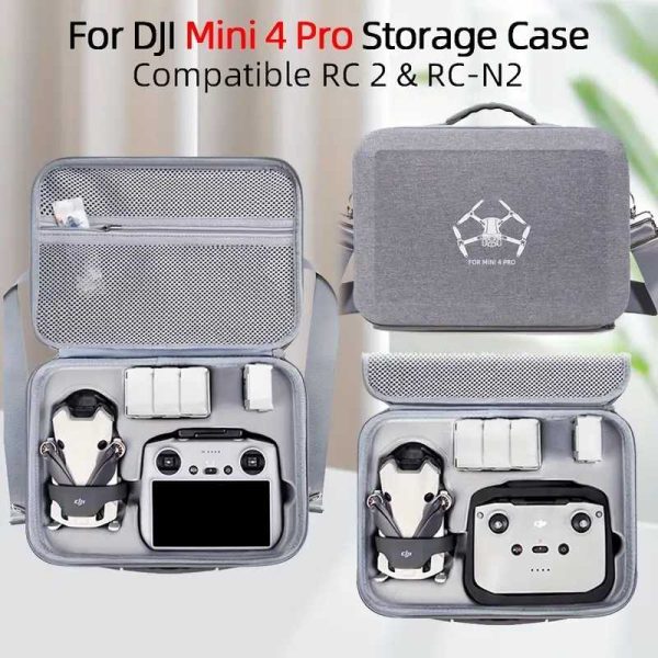 TaffGUARD Tas Drone Hard Shell Protective Storage Bag DJI Mini 4 Pro - PO-40
