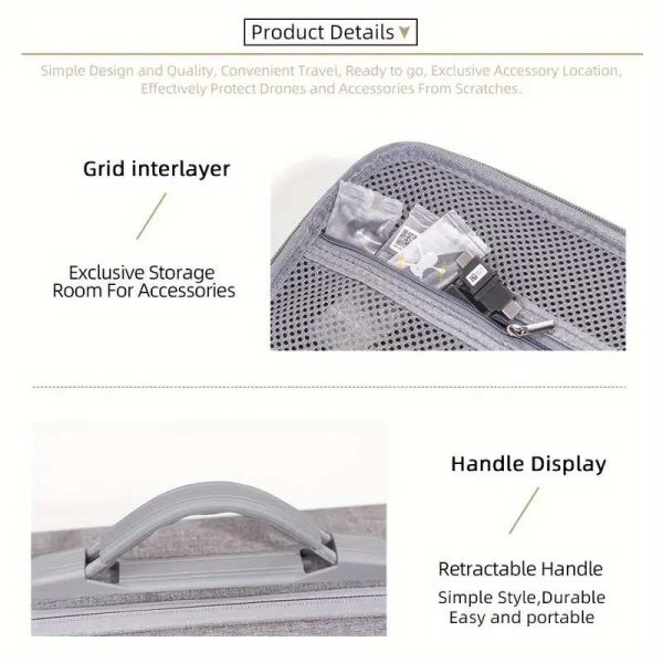 TaffGUARD Tas Drone Hard Shell Protective Storage Bag DJI Mini 4 Pro - PO-40