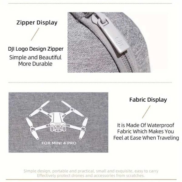TaffGUARD Tas Drone Hard Shell Protective Storage Bag DJI Mini 4 Pro - PO-40