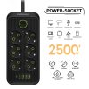 Taffware Stop Kontak USB Type C EU Plug Flame Retardant 10A 220V 2500W - QL-1075U