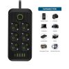 Taffware Stop Kontak USB Type C EU Plug Flame Retardant 10A 220V 2500W - QL-1075U