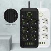 Taffware Stop Kontak USB Type C EU Plug Flame Retardant 10A 220V 2500W - QL-1075U