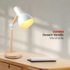 TaffLED Lampu Meja Belajar LED Model Nordic Wooden Art 5W Warm White - PK407