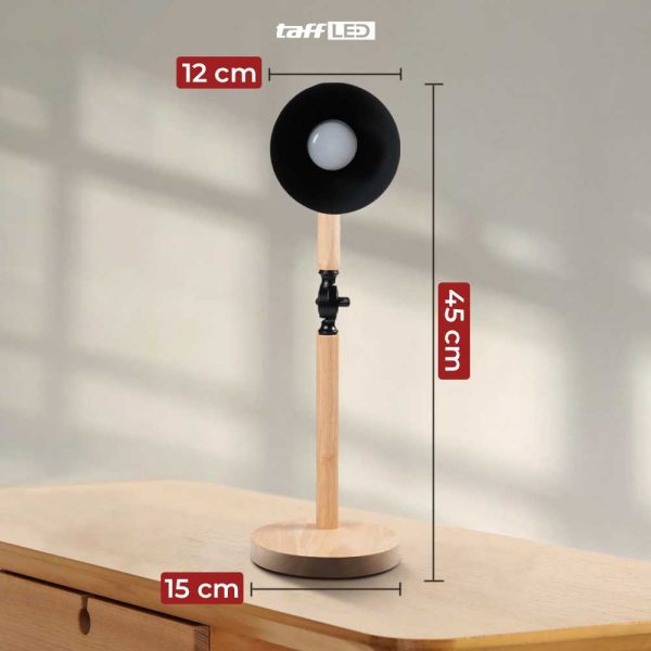 TaffLED Lampu Meja Belajar LED Model Nordic Wooden Art 5W Warm White - PK407