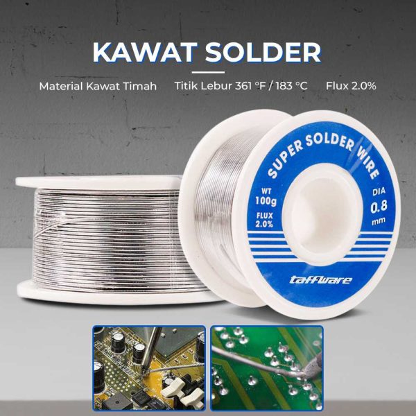 Taffware Kawat Timah Solder 63/37 100 g - B-2