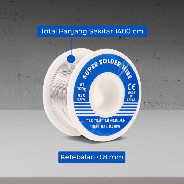 Taffware Kawat Timah Solder 63/37 100 g - B-2