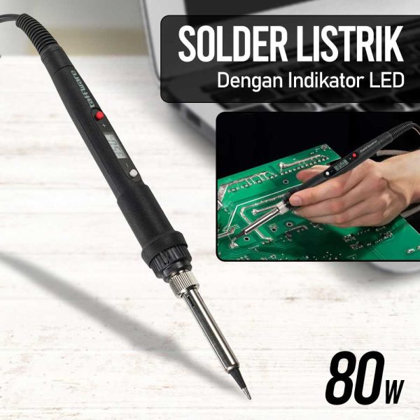 Taffware Electric Solder LCD Soldering 80W 220V - 908S